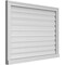 Ekena Millwork Vertical Surface Mount PVC Gable Vent: Functional, w/ 2"W x 2"P Brickmould Sill Frame, 38"W x 28"H GVPVE38X2803SF - alternate 5